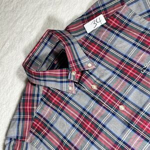 Vineyard Vines Shirt Mens M Blue/red Plaid Classic Fit Long Sleeve Button Up